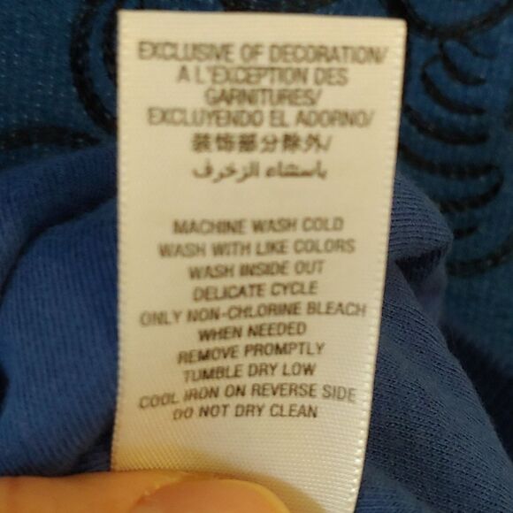 Juicy Couture Black Label Floral Ombre Crew Neck Sweatshirt Sz XS - Picture 6 of 8